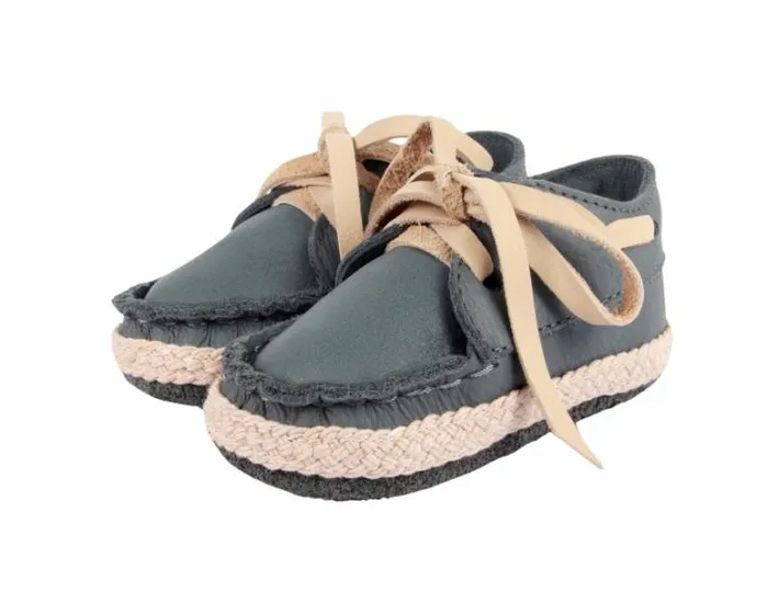 Donsje Amsterdam Shoes Baby Noud Blue Stone Leather