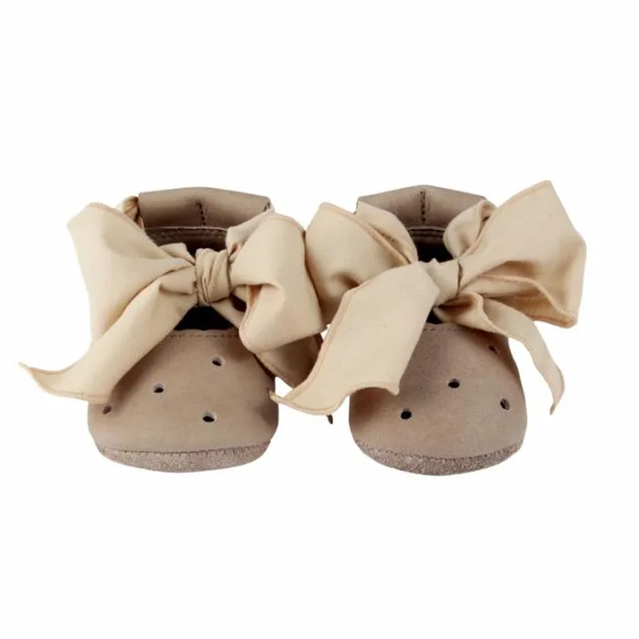 Donsje Amsterdam Shoes Baby Novi Ballerinas Truffle Nubuck