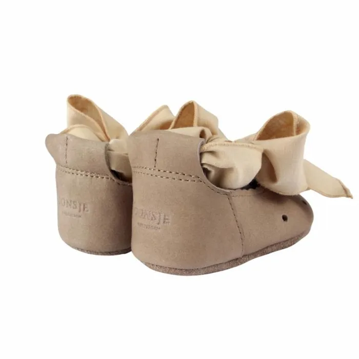 Donsje Amsterdam Shoes Baby Novi Ballerinas Truffle Nubuck