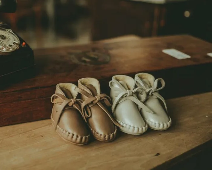 Donsje Amsterdam Shoes Baby Pina Exclusive Truffle Metallic Nubuck