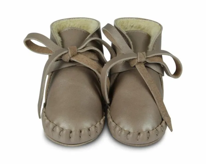 Donsje Amsterdam Shoes Baby Pina Exclusive Truffle Metallic Nubuck