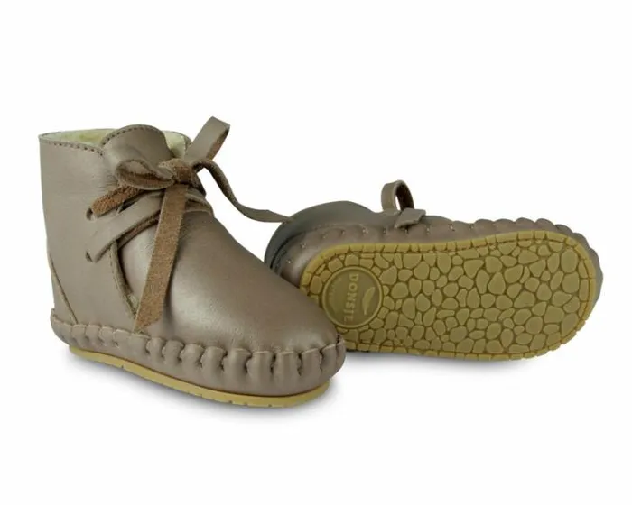 Donsje Amsterdam Shoes Baby Pina Exclusive Truffle Metallic Nubuck