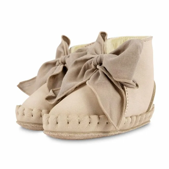 Donsje Amsterdam Shoes Baby Pina Organza Booties Powder Nubuck