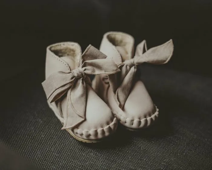 Donsje Amsterdam Shoes Baby Pina Organza Booties Powder Nubuck