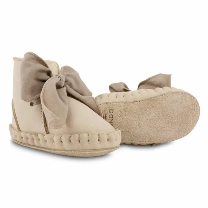 Donsje Amsterdam Shoes Baby Pina Organza Booties Powder Nubuck