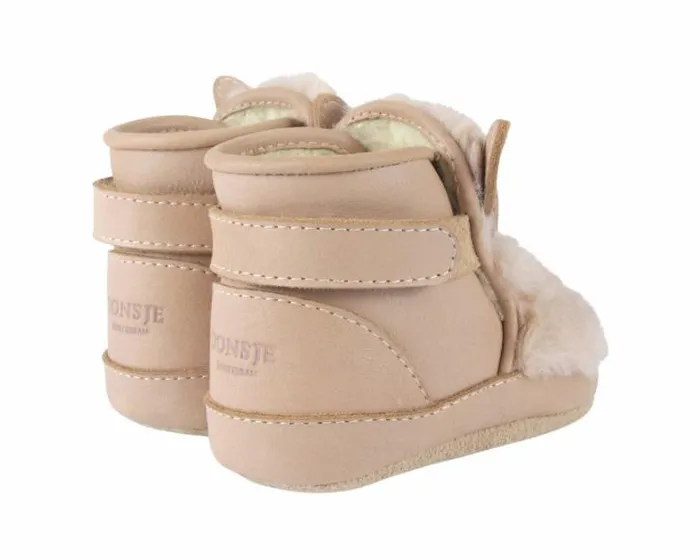 Donsje Amsterdam Shoes Baby Richy Booties Warm Beige Soft Faux Fur
