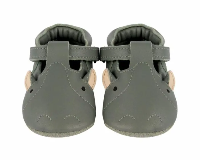Donsje Amsterdam Shoes Baby Spark Classic Green Bay Leather