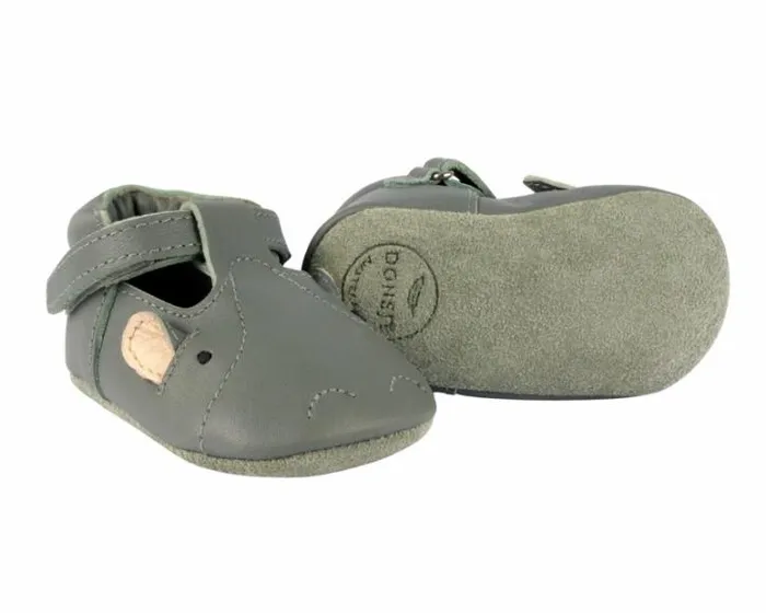 Donsje Amsterdam Shoes Baby Spark Classic Green Bay Leather