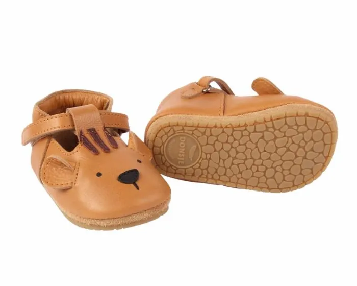 Donsje Amsterdam Shoes Baby Spark Classic Shoes Camel Classic Leather