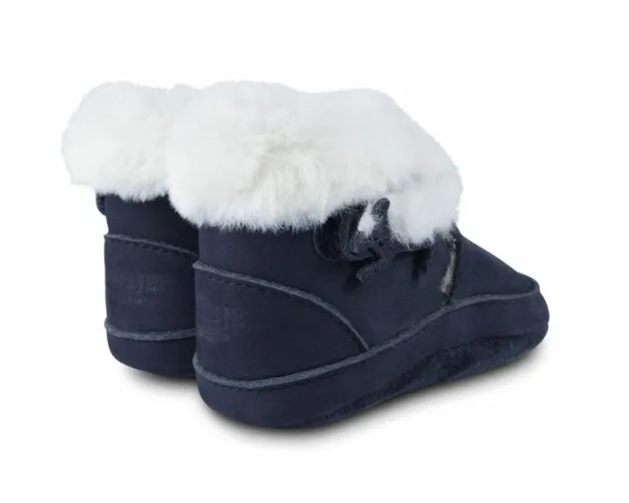 Donsje Amsterdam Shoes Baby Twisi Navy Nubuck