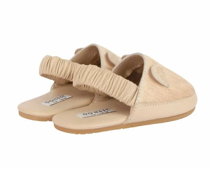 Donsje Amsterdam Shoes Baby Vallie Sandals Cream Cow Hair