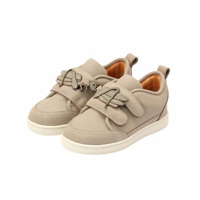 Donsje Amsterdam Sneakers Boys Kien Sneakers Vintage Grey Leather