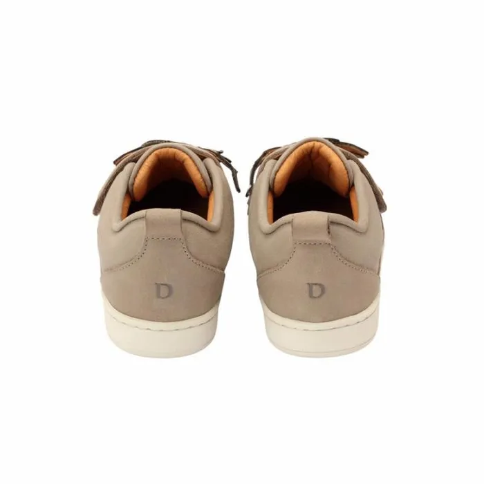 Donsje Amsterdam Sneakers Boys Kien Sneakers Vintage Grey Leather