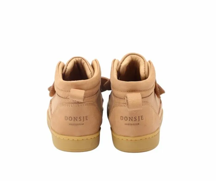 Donsje Amsterdam Sneakers Boys Qika Sneakers Truffle Leather