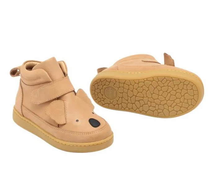 Donsje Amsterdam Sneakers Boys Qika Sneakers Truffle Leather