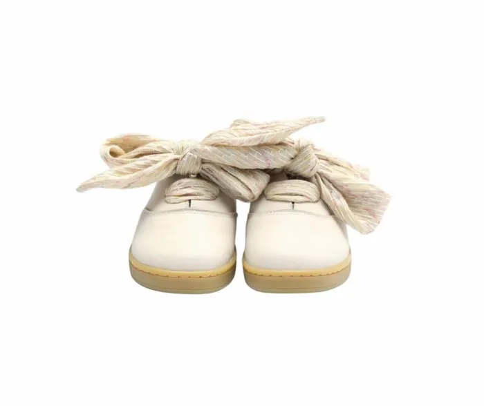 Donsje Amsterdam Sneakers Girls Meilly Sneakers Cream Leather