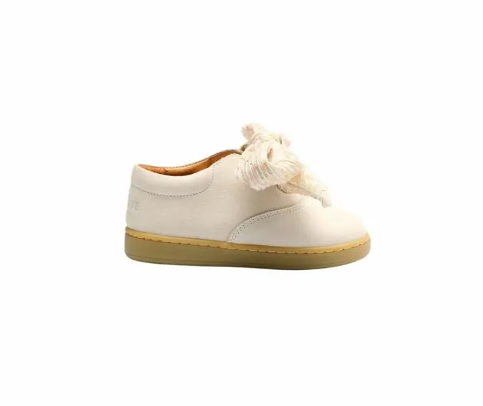 Donsje Amsterdam Sneakers Girls Meilly Sneakers Cream Leather