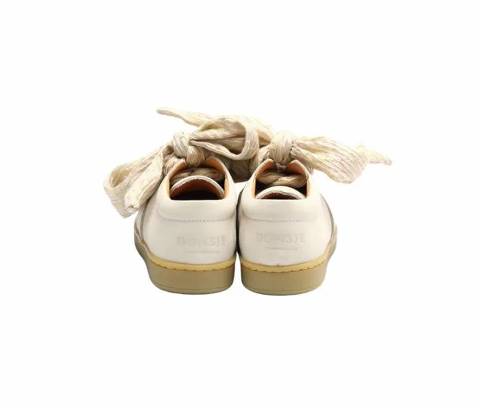 Donsje Amsterdam Sneakers Girls Meilly Sneakers Cream Leather