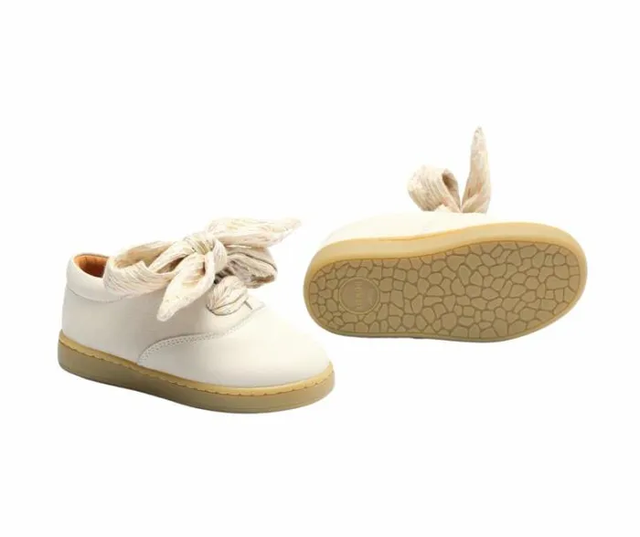 Donsje Amsterdam Sneakers Girls Meilly Sneakers Cream Leather