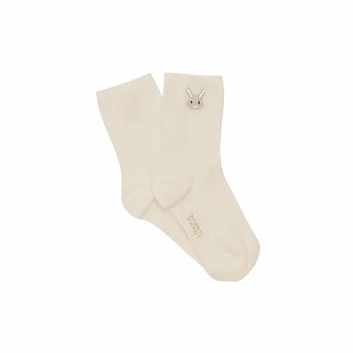 Donsje Amsterdam Socks and Tights Girls Bell Socks Warm White