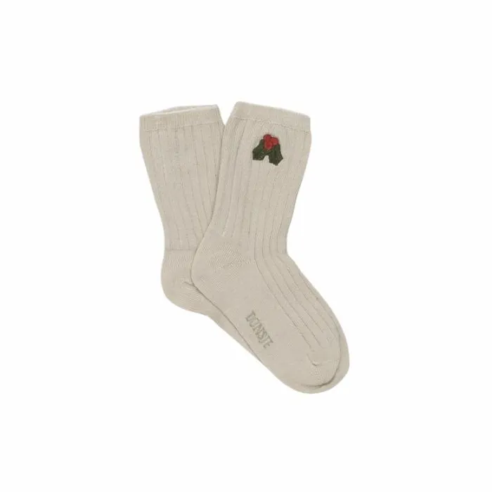 Donsje Amsterdam Socks Boys Lala Socks Olive Grey