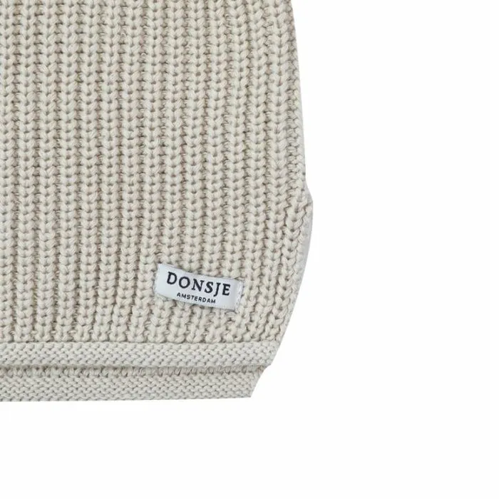 Donsje Amsterdam Sweaters and Cardigans Baby Faine Vest Champagne