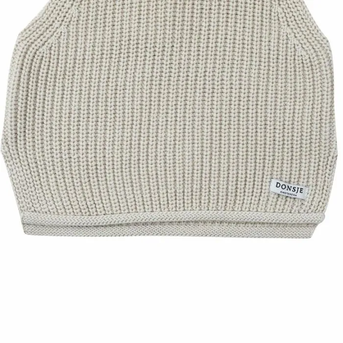 Donsje Amsterdam Sweaters and Cardigans Baby Faine Vest Champagne