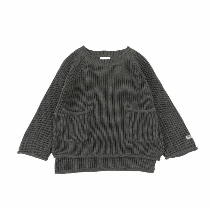 Donsje Amsterdam Sweaters and Cardigans Baby Qtella Sweater Silver Sage