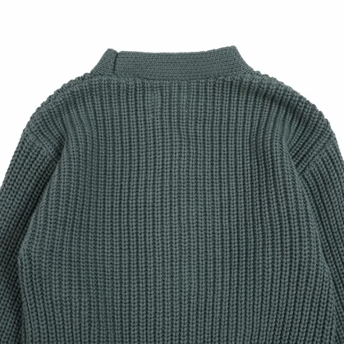 Donsje Amsterdam Sweaters and Cardigans Baby Timeo Cardigan Green Bay