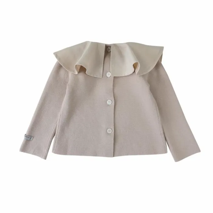 Donsje Amsterdam Sweaters and Cardigans Baby Wiwu Sweater Soft Sand