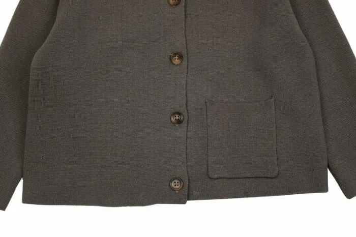 Donsje Amsterdam Sweaters and Cardigans Boys Andia Cardigan Silver Sage