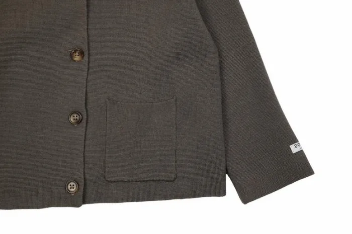 Donsje Amsterdam Sweaters and Cardigans Boys Andia Cardigan Silver Sage