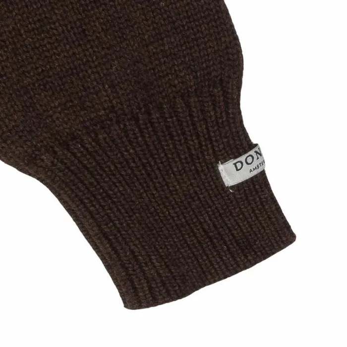 Donsje Amsterdam Sweaters and Cardigans Boys Freder Sweater Dark Brown Melange