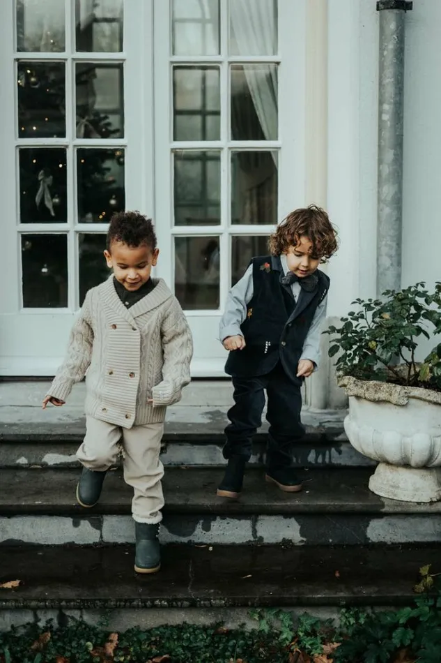 Donsje Amsterdam Sweaters and Cardigans Boys Jesper Cardigan Soft Taupe