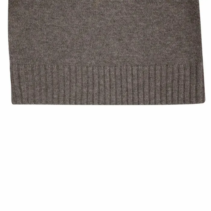 Donsje Amsterdam Sweaters and Cardigans Boys Vilno Merino Wool Sweater Dark Taupe Melange