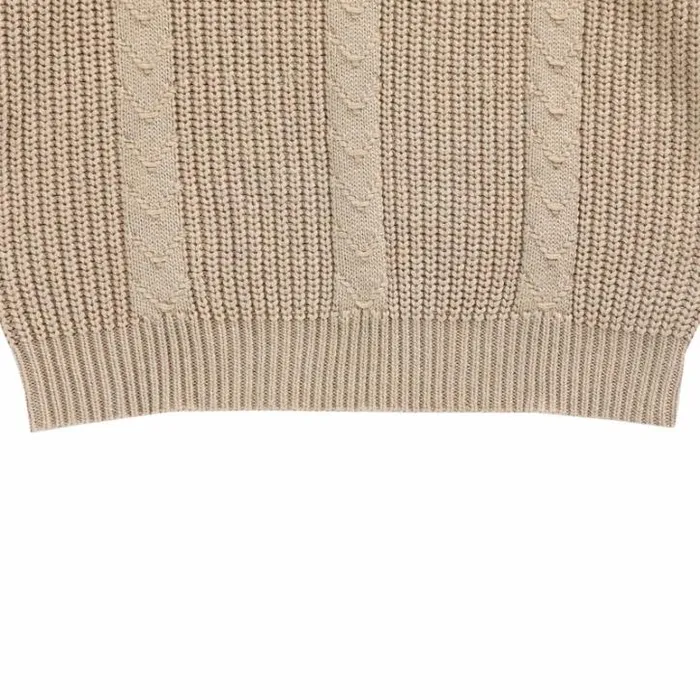 Donsje Amsterdam Sweaters and Cardigans Girls Ninam Sweater Clay Melange