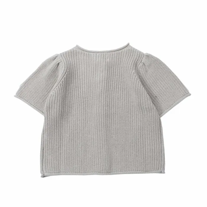 Donsje Amsterdam Sweaters and Cardigans Girls Ziffi Cardigan Soft Sand