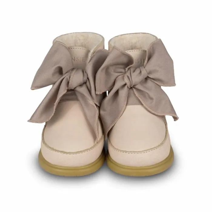 Donsje Amsterdam Toddler Shoes Baby Wisi Organza Shoes Powder Nubuck