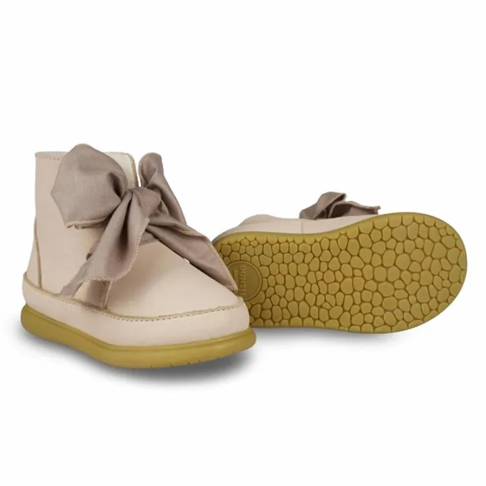 Donsje Amsterdam Toddler Shoes Baby Wisi Organza Shoes Powder Nubuck