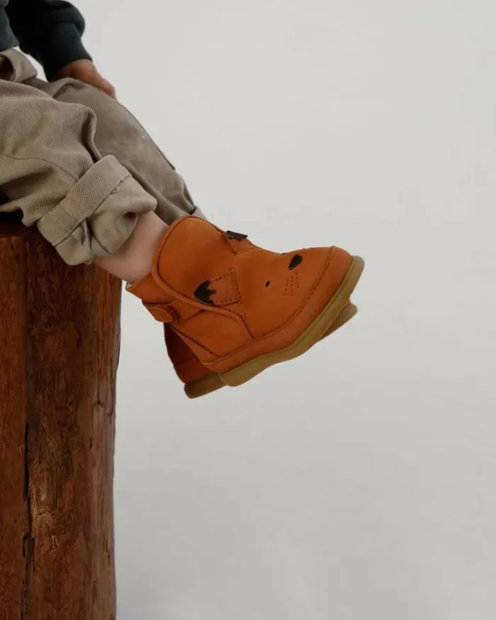 Donsje Amsterdam Toddler Shoes Girls Girls Dubu Classic Shoes Maple Nubuck