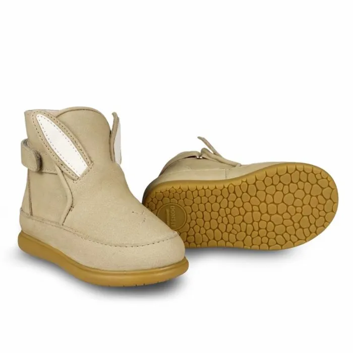Donsje Amsterdam Toddler Shoes Girls Girls Dubu Classic Shoes Taupe Nubuck