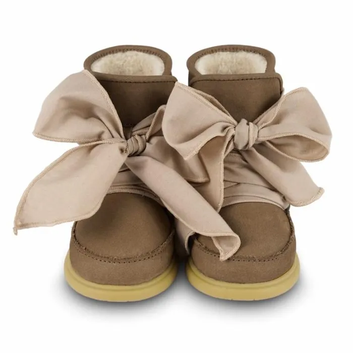 Donsje Amsterdam Toddler Shoes Girls Girls Maudi Shoes Hazelnut Nubuck