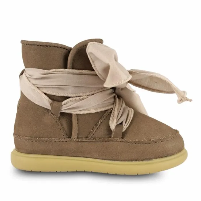 Donsje Amsterdam Toddler Shoes Girls Girls Maudi Shoes Hazelnut Nubuck