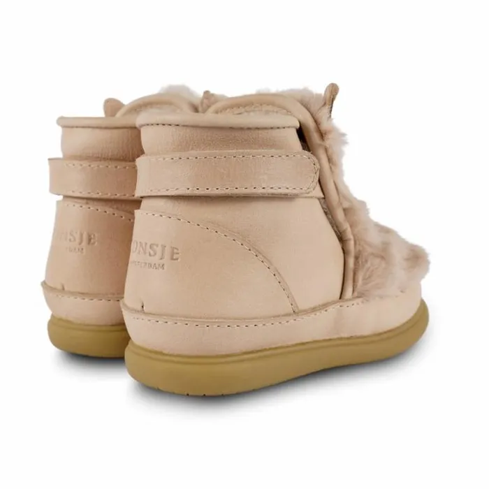 Donsje Amsterdam Toddler Shoes Girls Girls Roumi Shoes Warm Beige Soft Faux Fur