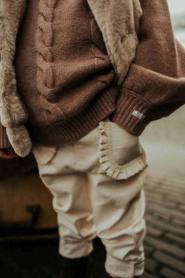 Donsje Amsterdam Trousers and Leggings Baby Phien Trousers Warm White Donsje Amsterdam Trousers and Leggings Baby Phien Trousers Warm White