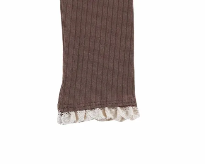 Donsje Amsterdam Trousers and Leggings Girls Afke Leggings Mahogany