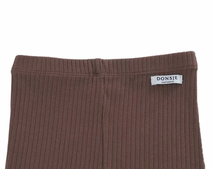 Donsje Amsterdam Trousers and Leggings Girls Afke Leggings Mahogany