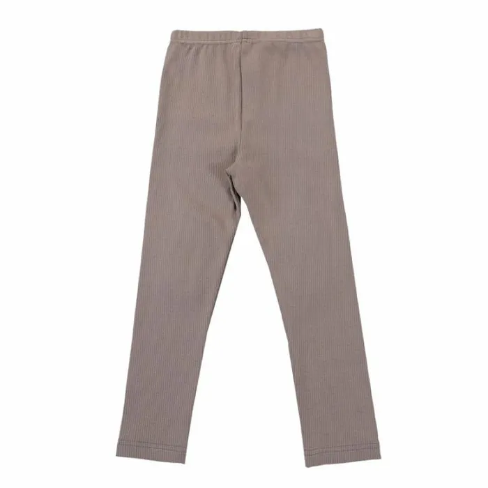 Donsje Amsterdam Trousers and Leggings Girls Keene Leggings Dark Taupe