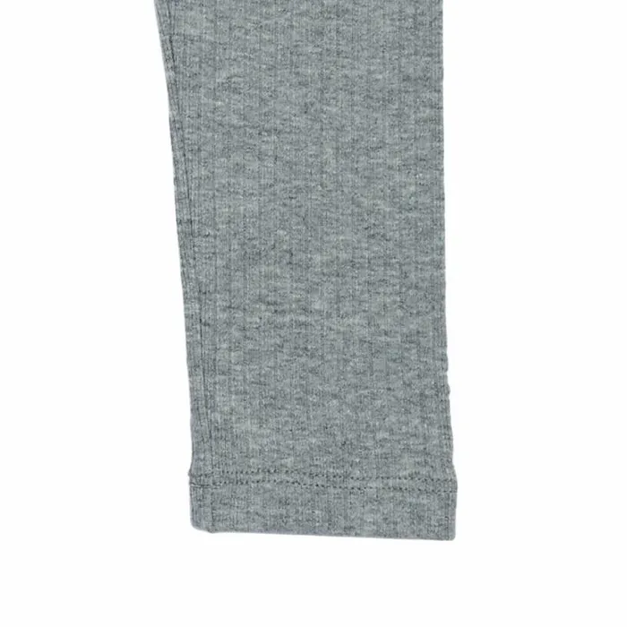 Donsje Amsterdam Trousers and Leggings Girls Nora Leggings Light Grey Melange