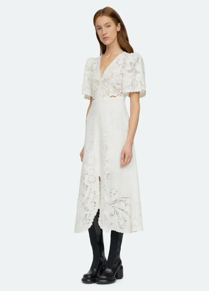 Dresses Women Sea New York Baylin SS Dress Cream